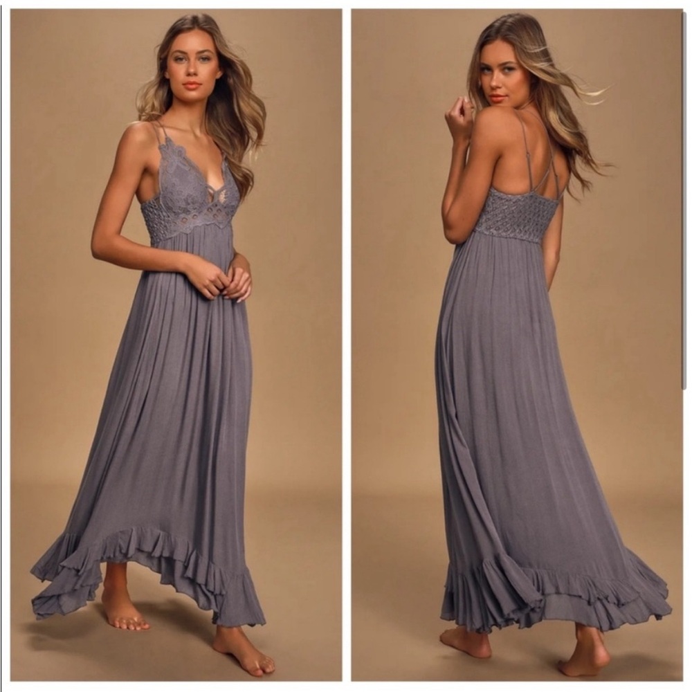 Free People Adella Maxi Dress Size Medium, never worn